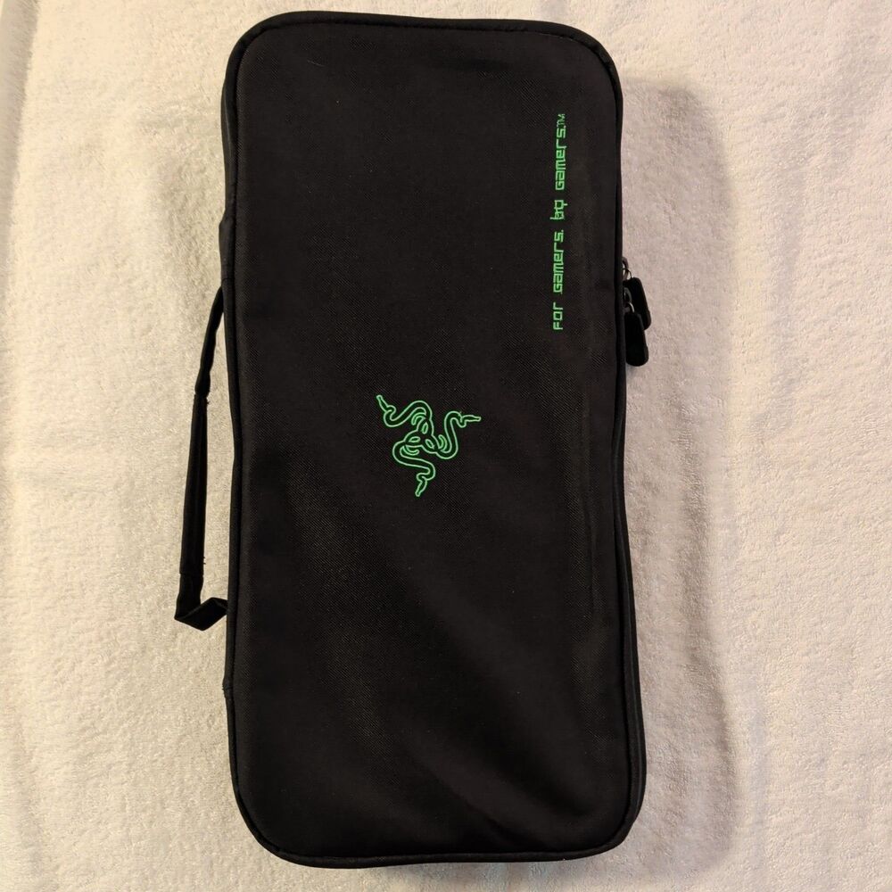 Razer Full Size Keyboard Bag V2 Black Green Gaming Bag Shoulder Strap